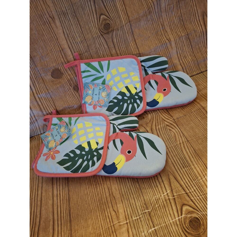 Pot Holder & Oven Mitt Set(SKU759)